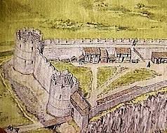 Castelo de Chepstow (por volta de 1200)