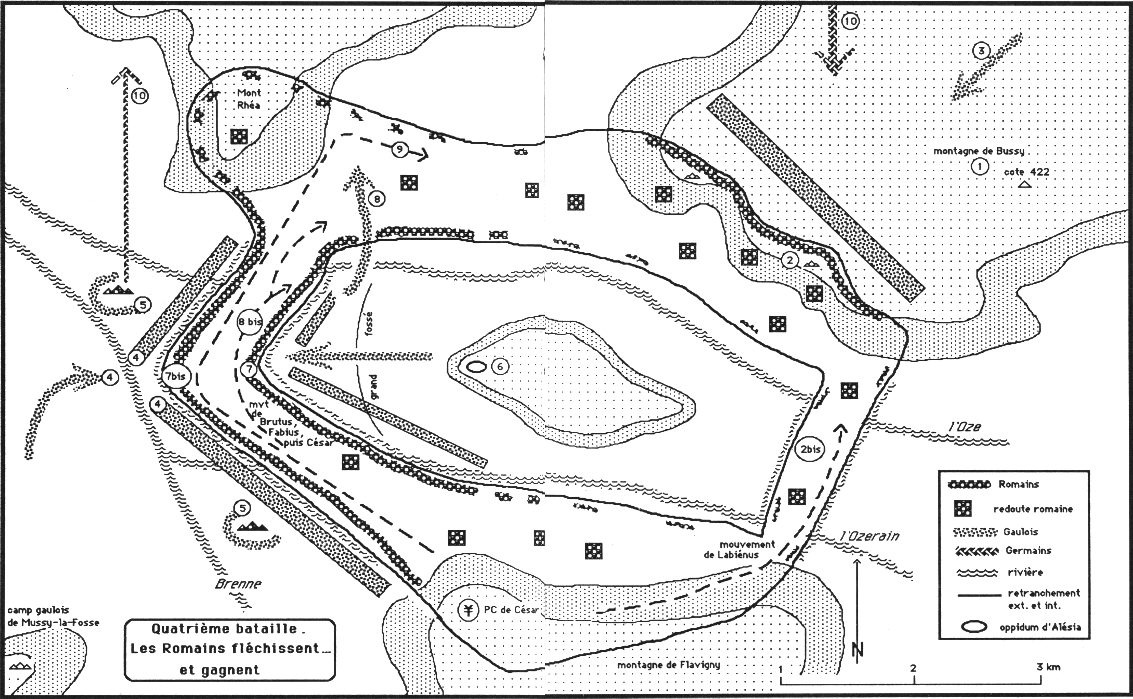 22. Mapa da quarta batalha de Alésia