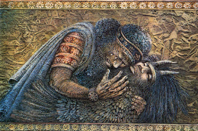 Gilgamesh chora a morte de Enkidu